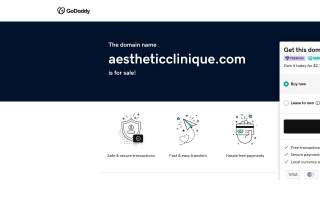 Aesthetic Dental Clinique website