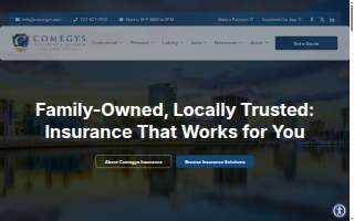 Comegys Insurance Agency website