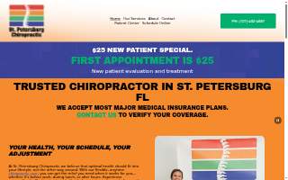 St. Petersburg Chiropractic website