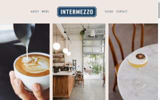 Intermezzo Coffee & Cocktails website