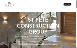 St Pete Construction Group website