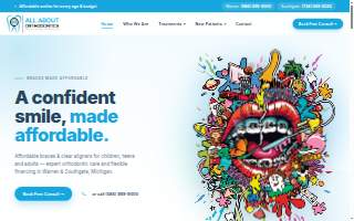 All About Orthodontics (Braces Made Affordable) of Ferndale website