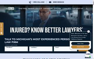 The Sam Bernstein Law Firm website