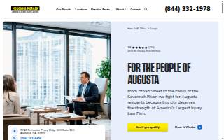 Morgan & Morgan of Augusta website