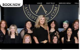 His & Her Hair Salon website