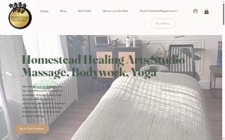 Homestead Healing Arts Studio, LLC website