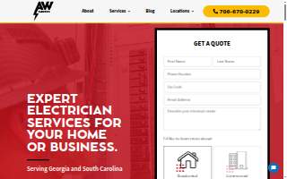 A W Electric LLC website