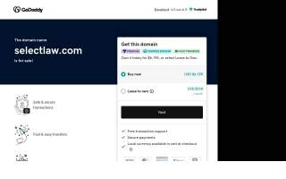 Select Law, PLLC (Attorney Hussian Saleh) website