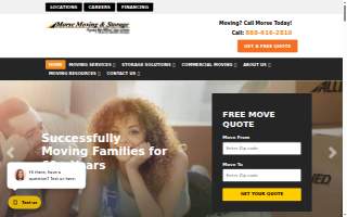 Morse Moving and Storage of Southgate website