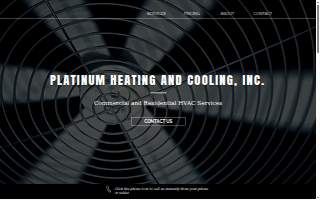 Platinum Heating & Cooling of Jenison website