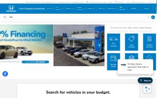 Smart Honda Des Moines website