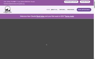 Animal Care Hospital website