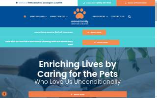 Animal Family Veterinary Care Center of Davenport website