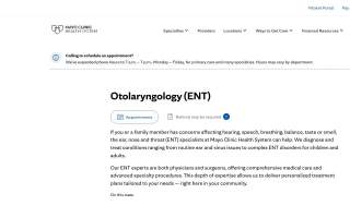 ENT Surgical Consultants website