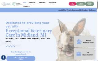 River Rock Animal Hospital website