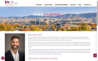 Dr. Drey Campbell, CCIM, Commercial Real Estate Principal With Lee and Associates Idaho LLC website