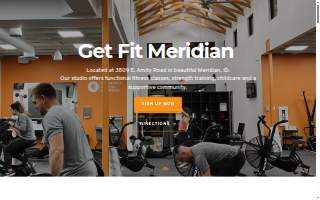 Get Fit Meridian website