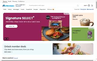 Albertsons Market Street Pharmacy website