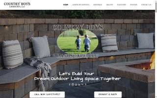 Country Boys Landscape, LLC website
