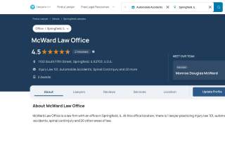 McWard Law Offices website
