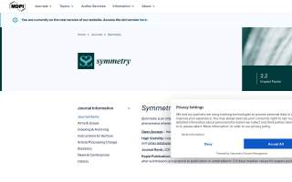 Symmetry Hair Spa website