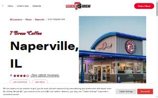 7 Brew Coffee of Naperville website
