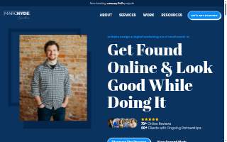 Marc Hyde Creative website