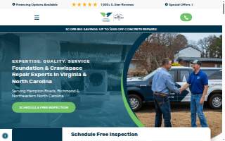 Foundation First Home Inspectors website