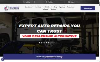 New Concept Auto Service - Overland Park website