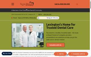 Smart Dental of Lexington website