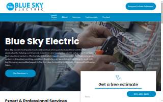 Blue Sky Electric website