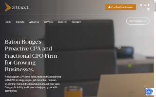Attracct Accounting Advisors website