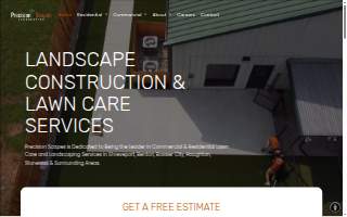 Precision Scapes, LLC website