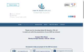 Adam M. Beaudry, CPA, LLC website