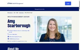 Amy Scarborough TIAA Wealth Management Advisor website