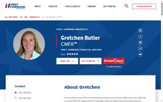 First Command Financial Advisor - Gretchen Butler, CMFA™ website