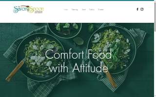 The Savory Spoon Catering Company website