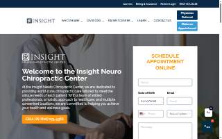 Insight Neuro-Chiropractic Center website