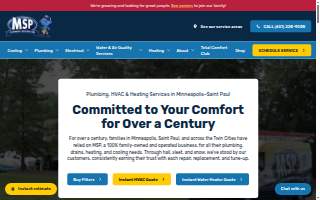 St Paul to Minneapolis Heating & Air Conditioning website