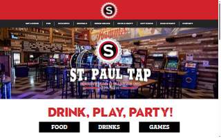 St Paul Tap website