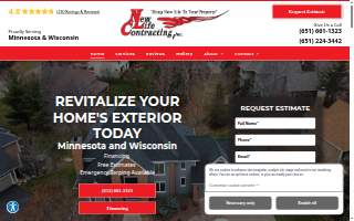 New Life Contracting, Inc. of St. Paul website
