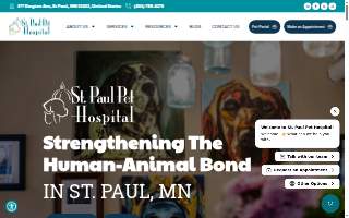 St. Paul Pet Hospital website