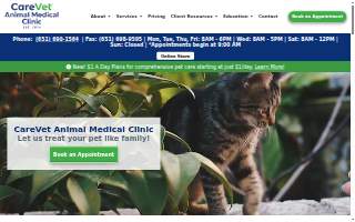 Animal Medical Clinic (St. Paul) website