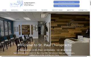 St Paul Chiropractic website