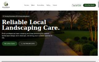 Greensboro Landscaping website