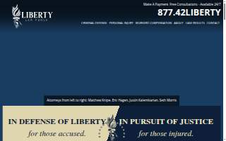 Liberty Law Group website