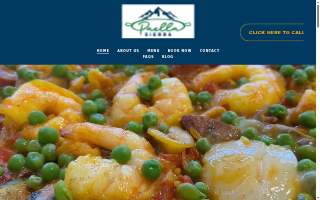 Paella Sierra Full Service Catering website