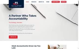 P3 Accounting LLC website