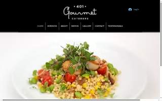 401 Gourmet Caterers website