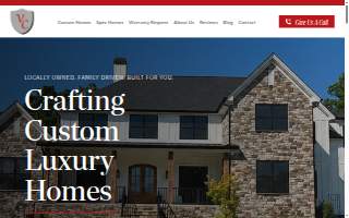 VC Custom Homes (Vicars Construction) website